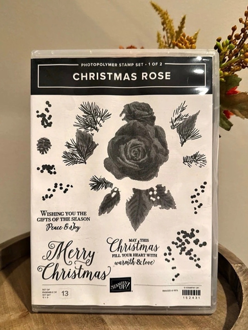 Stampin' Up! Christmas Rose Stamp Set! Floral Holiday